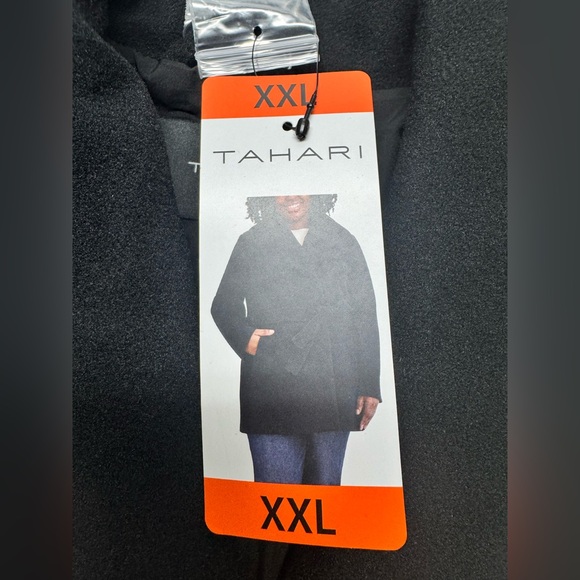 New with tags Ladies' Wrap Coat Tahari - Picture 12 of 13
